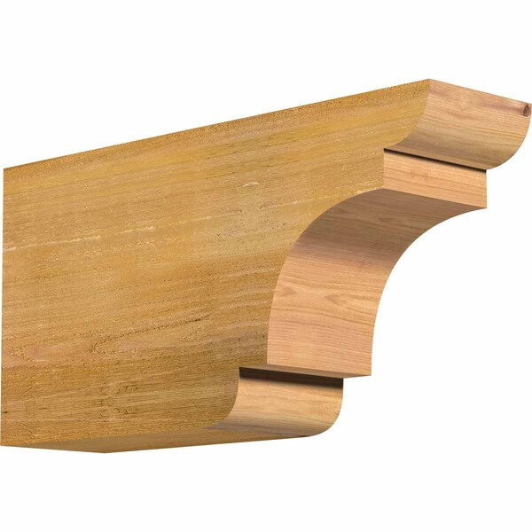 Ekena Millwork New Brighton Rough Sawn Rafter Tail, Western Red Cedar, 6"W x 12"H x 24"L RFT06X12X24NEB00RWR - main